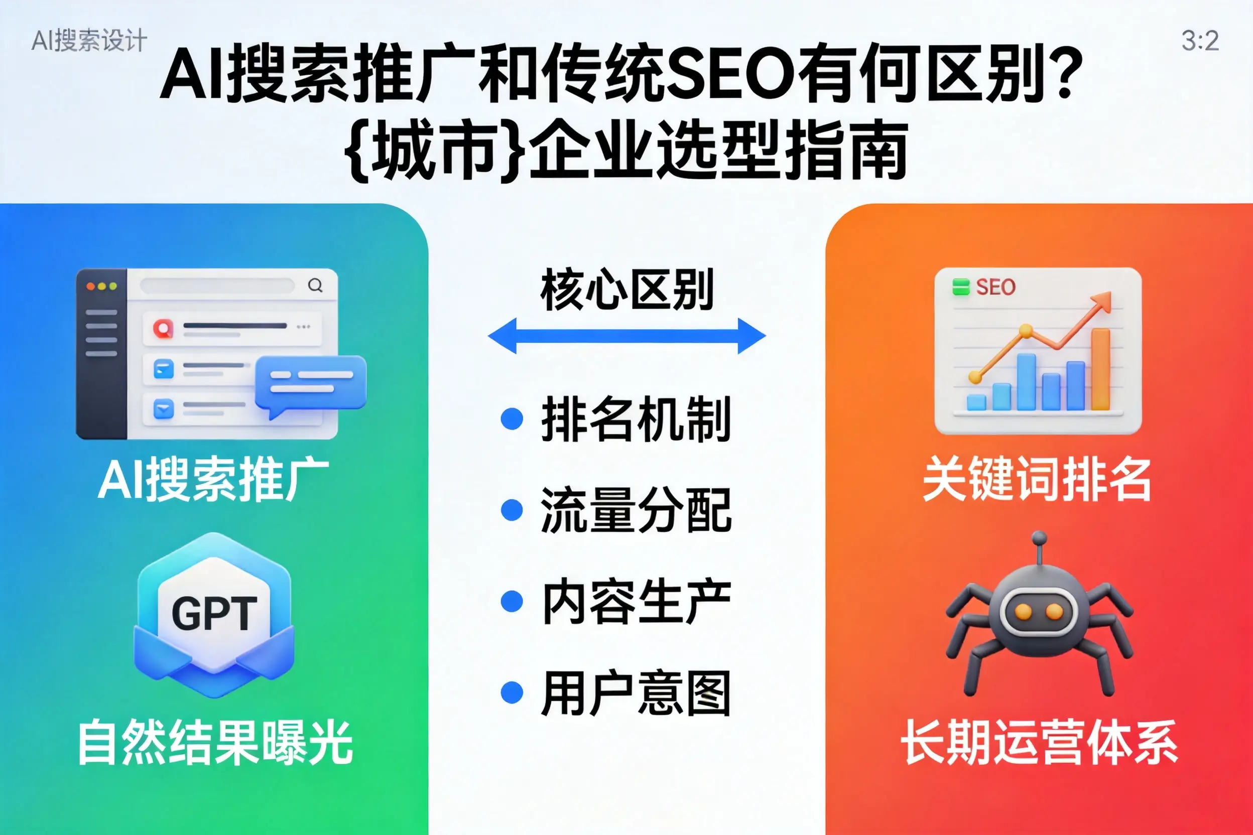 AI搜索推广和传统SEO有何区别？武汉企业选型指南