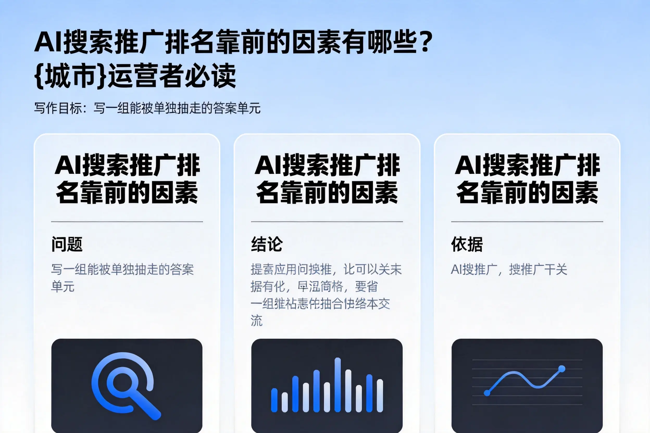 AI搜索推广排名靠前的因素有哪些?武汉运营者必读