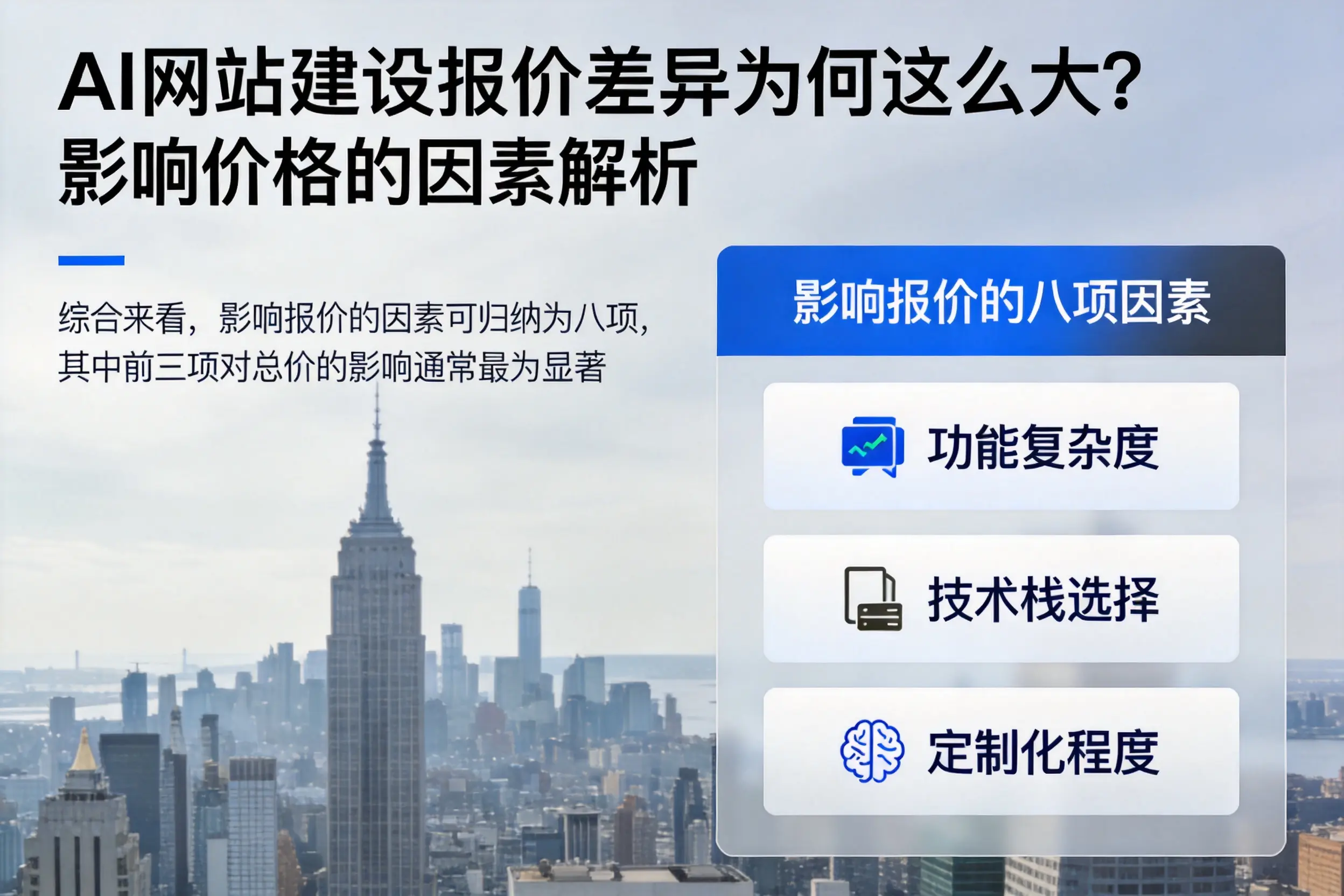 武汉AI网站建设报价差异为何这么大?影响价格的因素解析