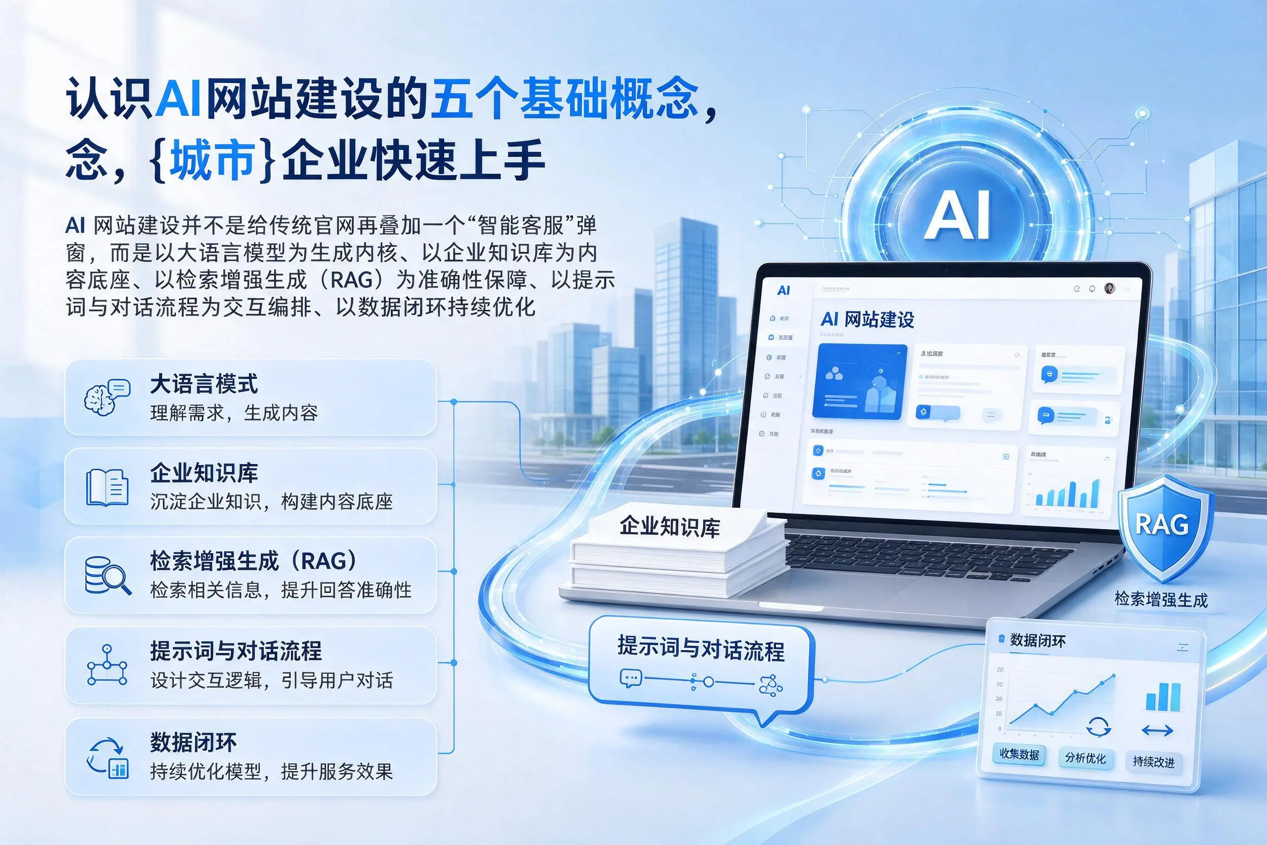 认识AI网站建设的五个基础概念,武汉企业快速上手