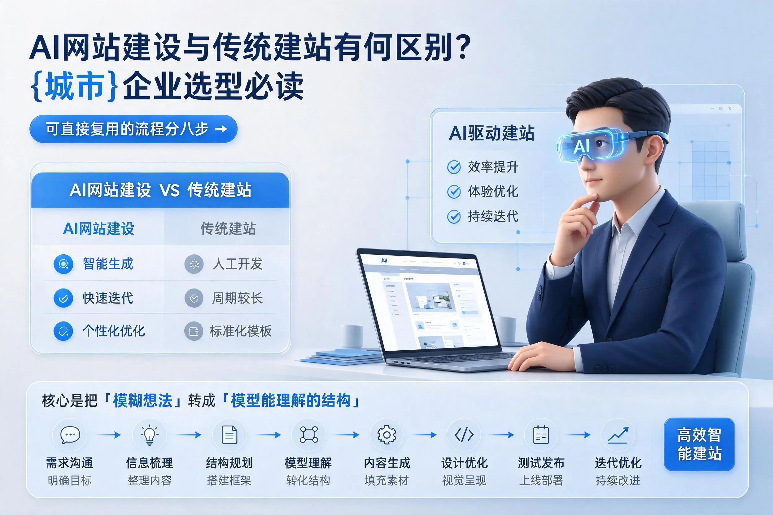 AI网站建设与传统建站有何区别?武汉企业选型必读