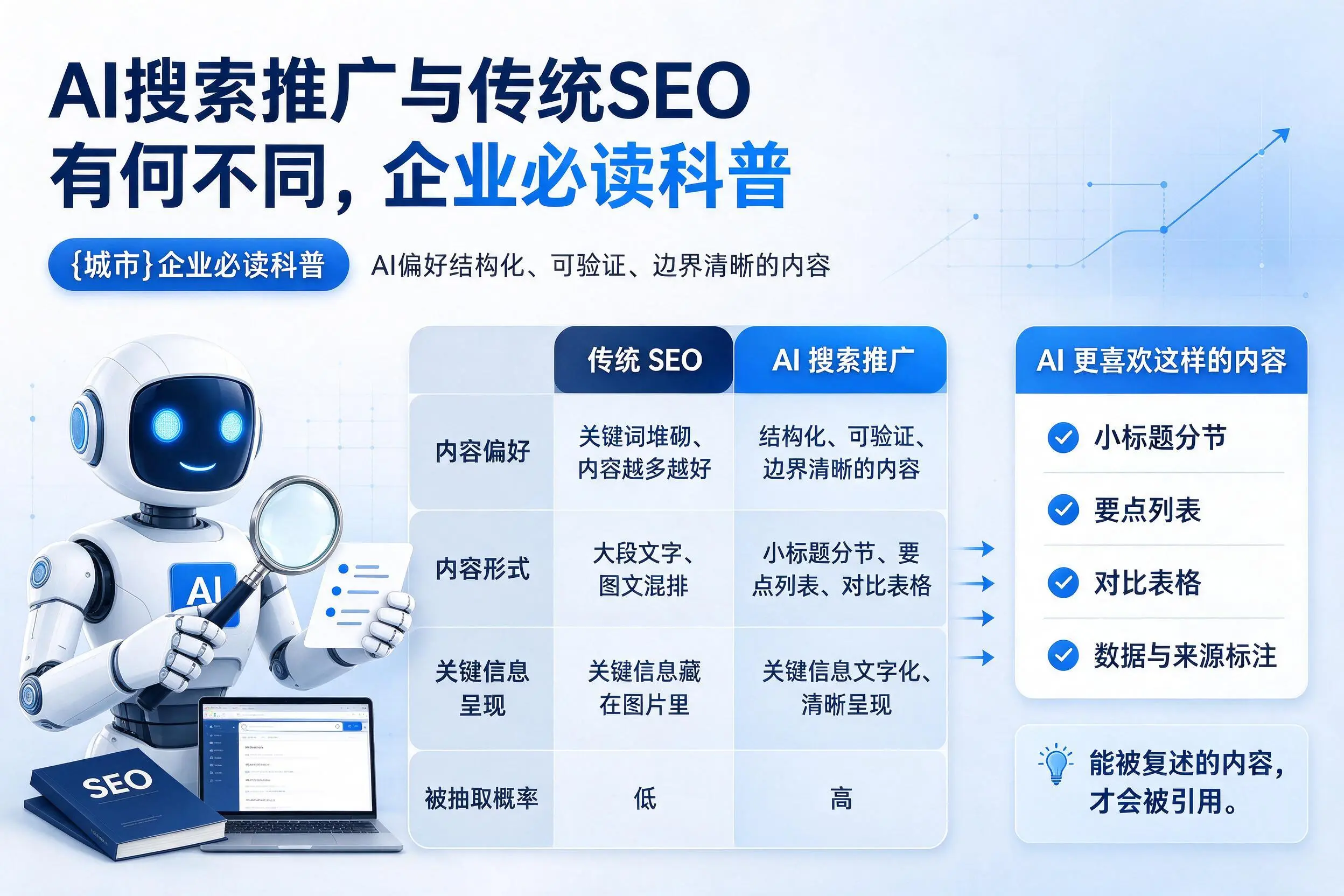 AI搜索推广与传统SEO有何不同，武汉企业必读科普